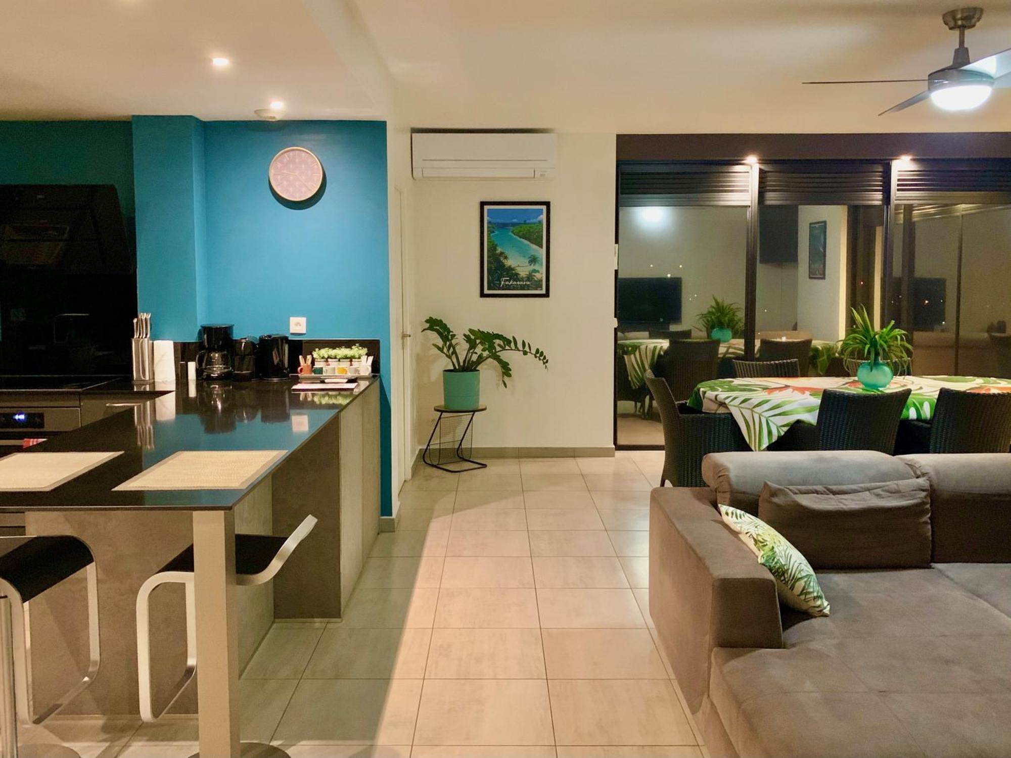 Апартаменти Kaili Ocean View Luxury 2Br Ac Throughout Fiber Wifi & Pool Папеете Екстер'єр фото