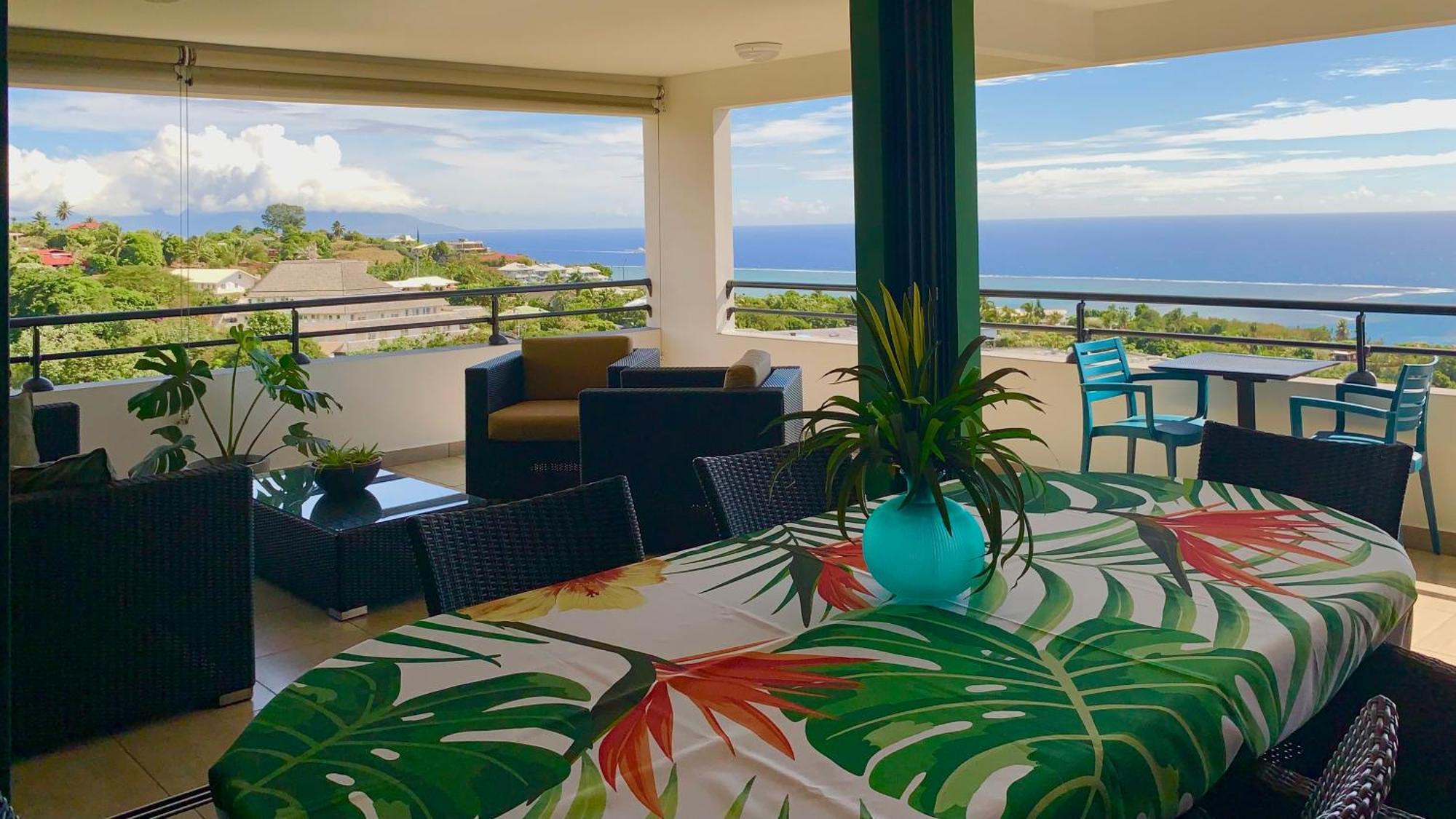 Апартаменти Kaili Ocean View Luxury 2Br Ac Throughout Fiber Wifi & Pool Папеете Екстер'єр фото